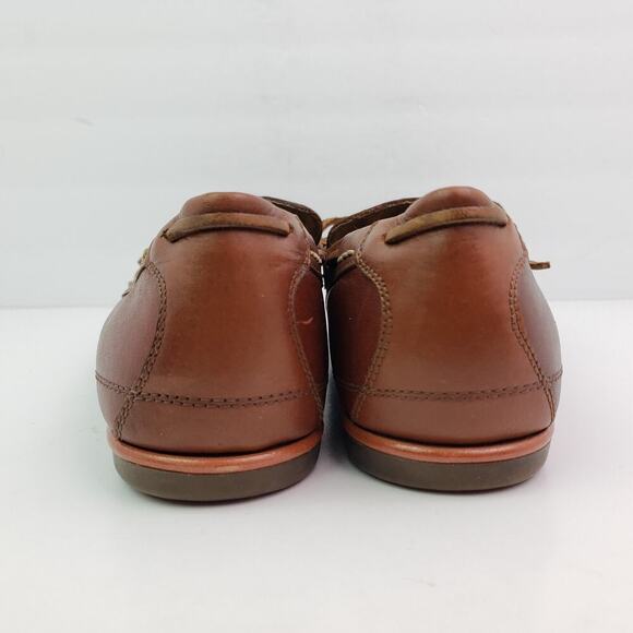 Aldo Mens Size 9.5 Brown Leather Slip On Casual Formal Loafer Shoes